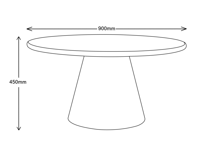 Manor Coffee Table Dimension