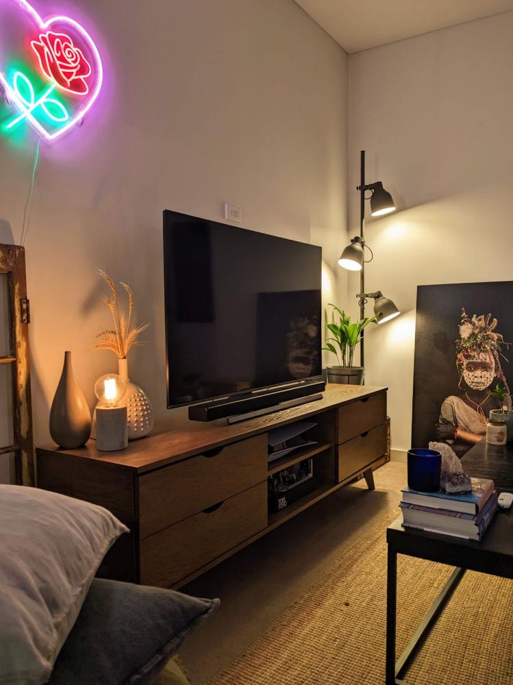 Paris TV Unit Rustic Walnut B2C Furniture
