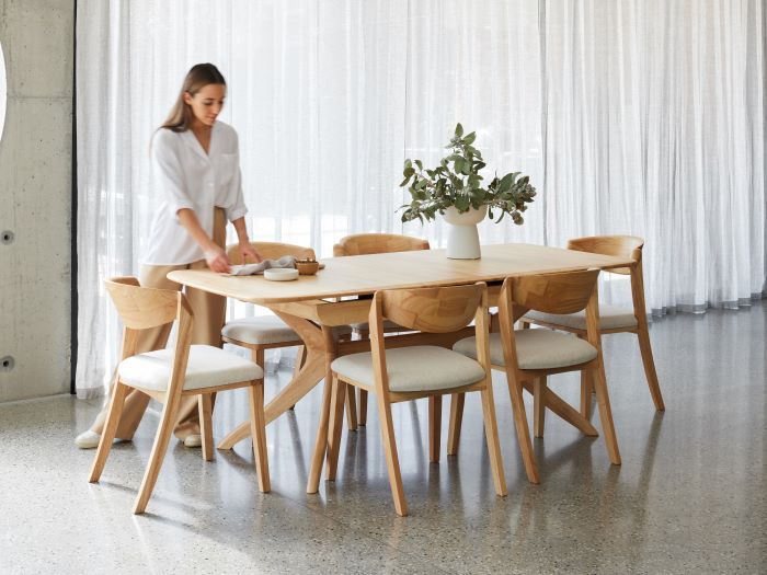 Villa Extension Dining Table in Natural | B2C Furniture