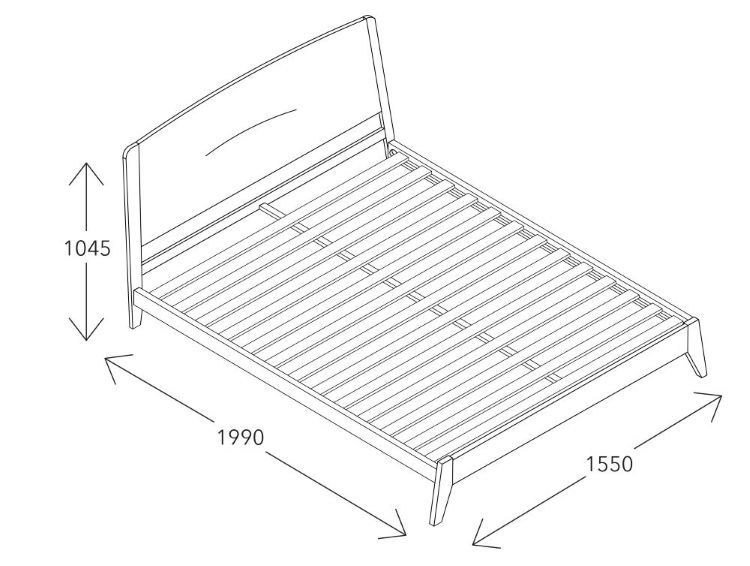 Bed Frame Sizes Mattress Dimensions, What Is The Size Of A Standard Double Bed Frame