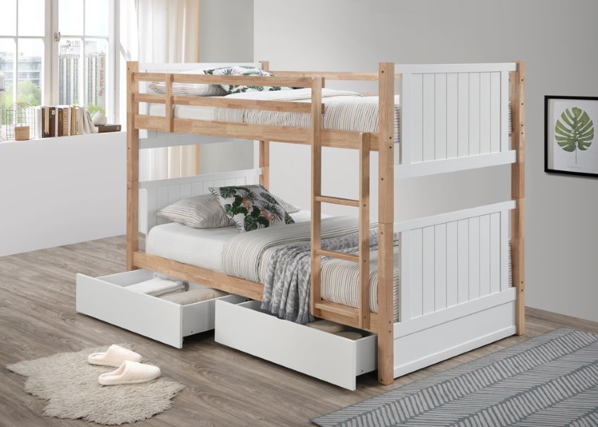 Myer King Single Bunk Bed Storage, Bunk Bed Weight Limit Wood