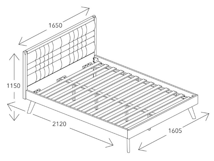 Bed Frame Sizes Mattress Dimensions, What Are The Dimensions For A King Size Bed Frame