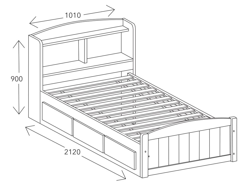 Bed frame deals sizes