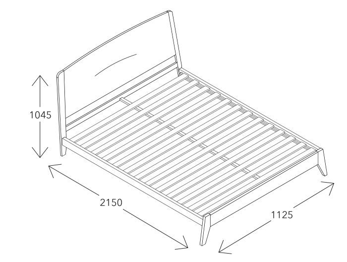 Single bed and king store single size