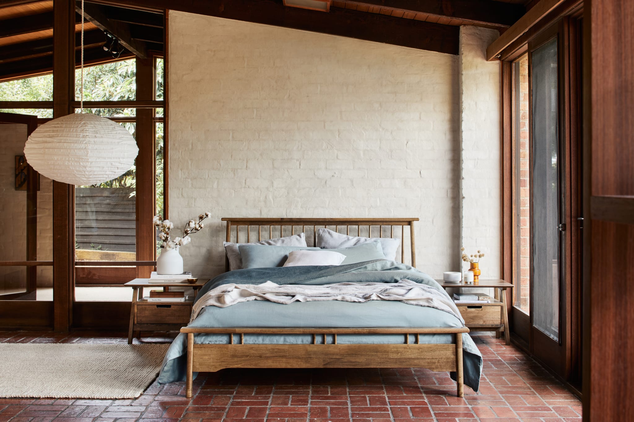 Rome 3PCE Queen Bedroom Suite | Rustic Walnut 