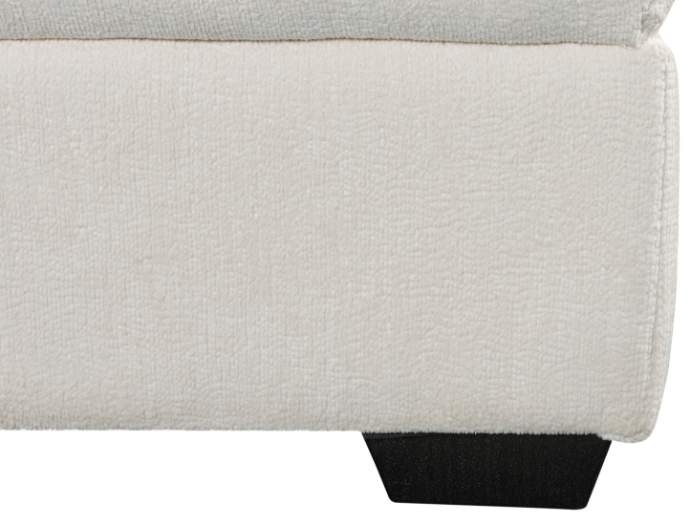 Cosy Corner Sofa w / Storage Ottoman | White