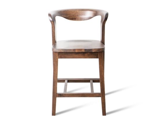 Casa Hardwood Counter Stool | Arabica Walnut