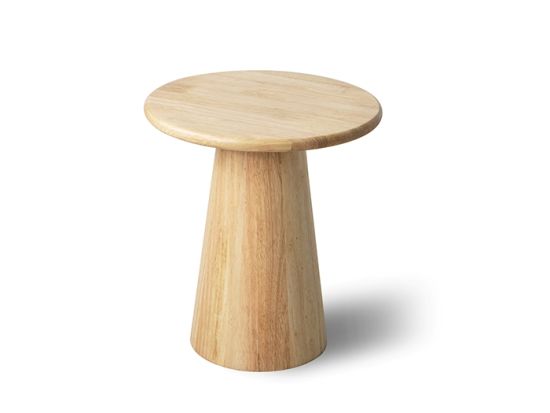 Manor Hardwood Round Side Table | Natural