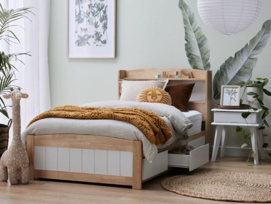 Rio 2PCE Toddler Single Bedroom Suite | Storage 