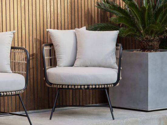Arden Bamboo Wicker Outdoor Armchair