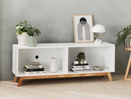 Byron Hardwood Entertainment Unit | TV Unit | White