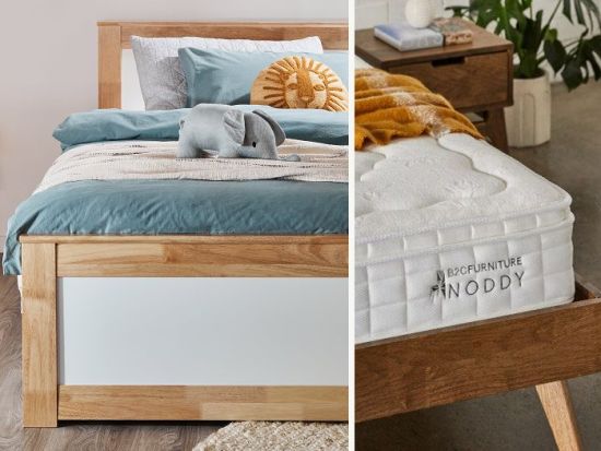 Coco Kids Single Bedroom Buddy Package | Bed + Mattress with Storage