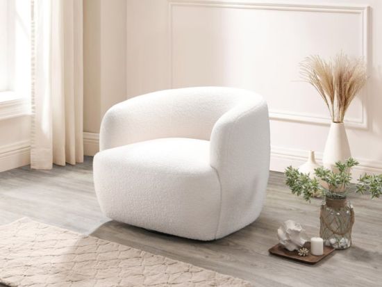 Cosy Occasional Chair | White Fabric