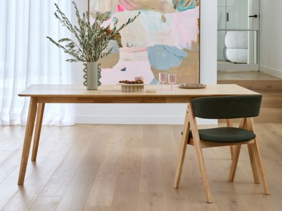 Franki Hardwood Dining Table | Natural | 2000mm