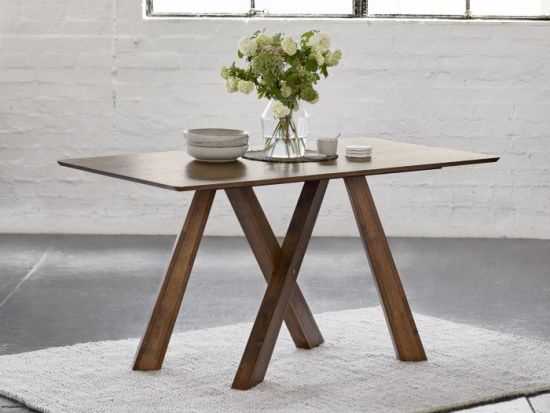 Gaudi Hardwood Dining Table | Rustic Walnut