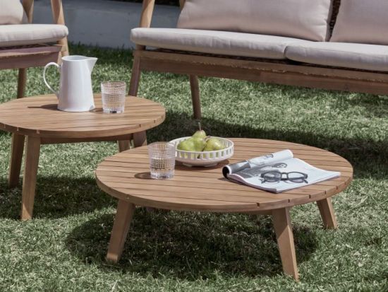 Manado Acacia Outdoor Nesting Coffee Tables