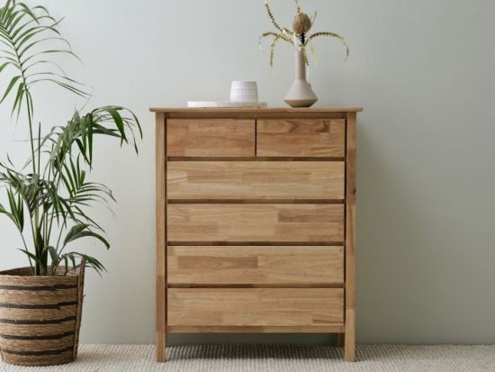 Myer Tallboy | Natural Hardwood Frame