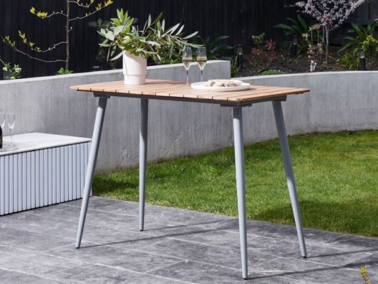 Novara Acacia Outdoor Bar Table