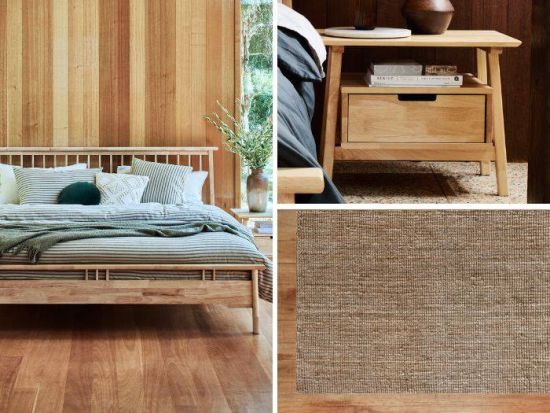 Rome 4PCE King Bedroom Package | Natural