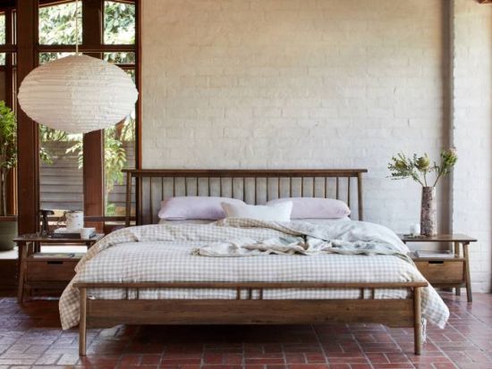 Rome 3PCE King Size Bedroom Suite | Rustic Walnut