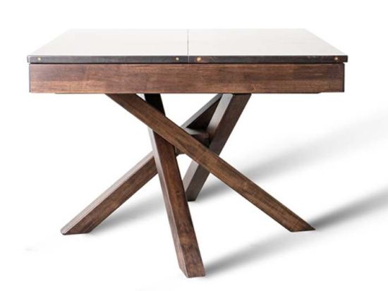 Tokyo Hardwood Extendable Dining Table | Arabica Walnut | 4 to 8 Seater