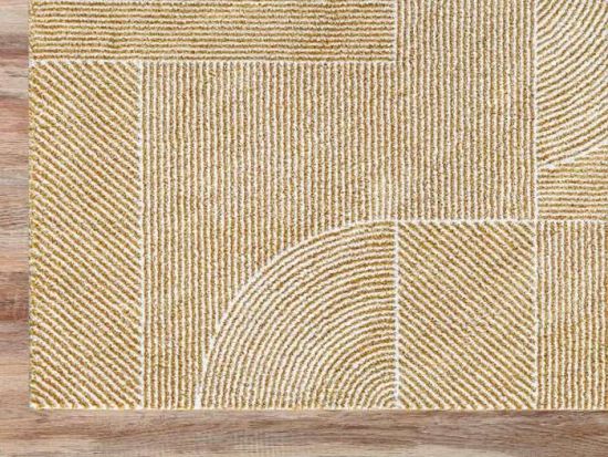 Tyric Pattern Area Rug | Mustard