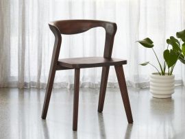 Casa Hardwood Dining Chair in a modern dining room