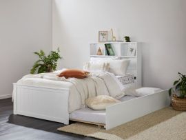 Room with Modern Toddler Bedroom Furniture containing Myer 3PCE White Single Bedroom Suite with trundle