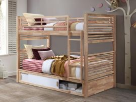 full photo of rio king single bunk bed with open storage