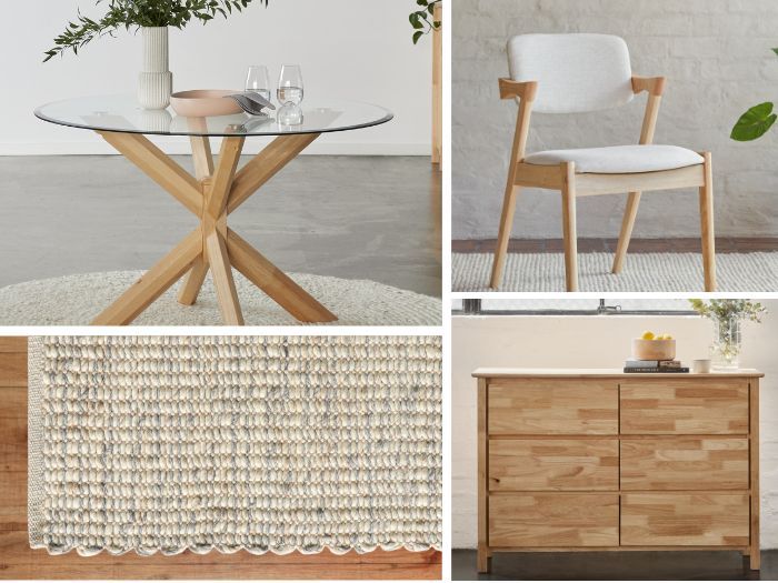 Freedom glass dining store table