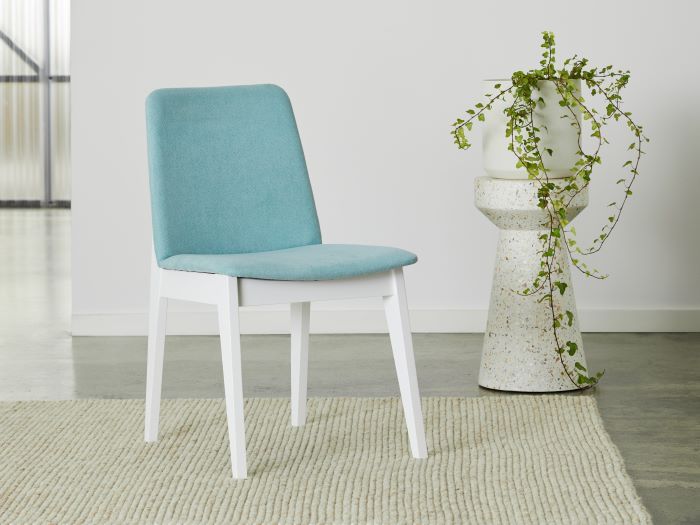Finn Dining Chairs Modern On Now, Aqua Blue Dining Chairs