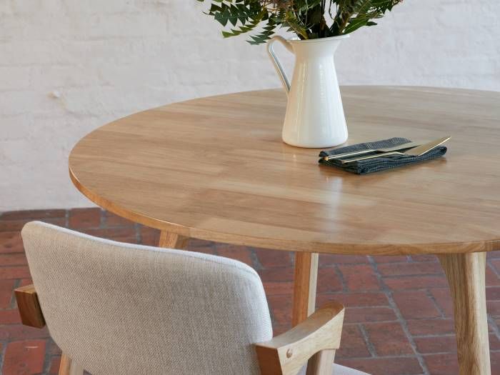 photo of Franki natural hardwood dining table