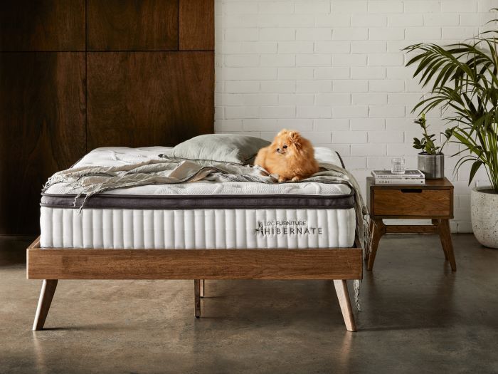 photo of hibernate king size mattress dressed