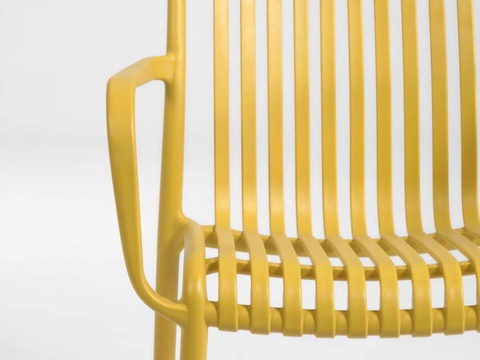 photo of Izzy outdoor dining chair in yellow