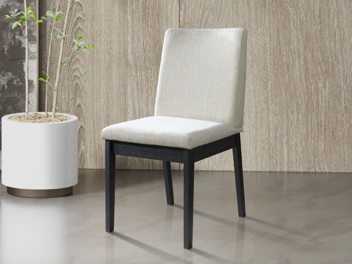 Kotor Upholstered Hardwood Dining Chair in  modern dining room