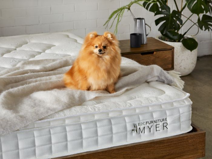 photo of myer king size mattress dressed