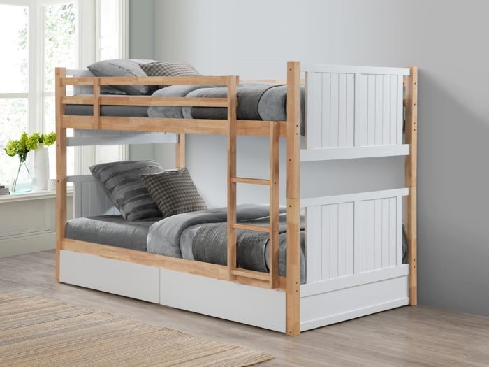Myer King Single Bunk Bed Storage, Wooden Bunk Beds That Come Apart