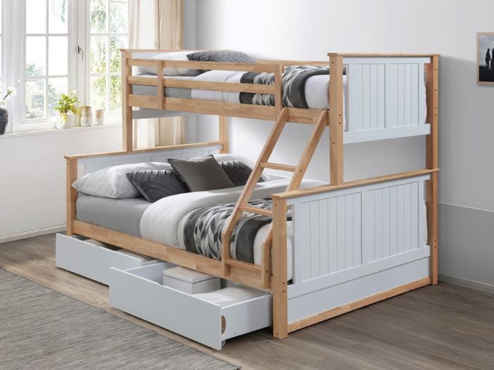 Myer Hardwood Triple Bunk Bed With, What Is The Best Brand Of Bunk Beds