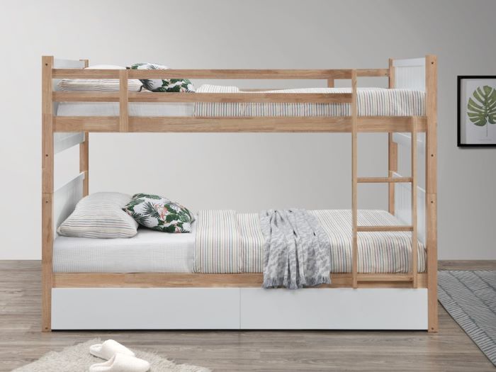 Myer King Single Bunk Bed Storage, Single Size Bunk Beds