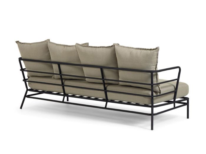 rear photo of Willa 3-seater outdoor lounge 