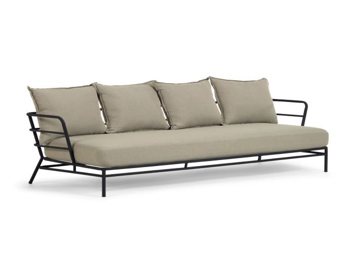 angled photo of Willa 3-seater outdoor lounge 