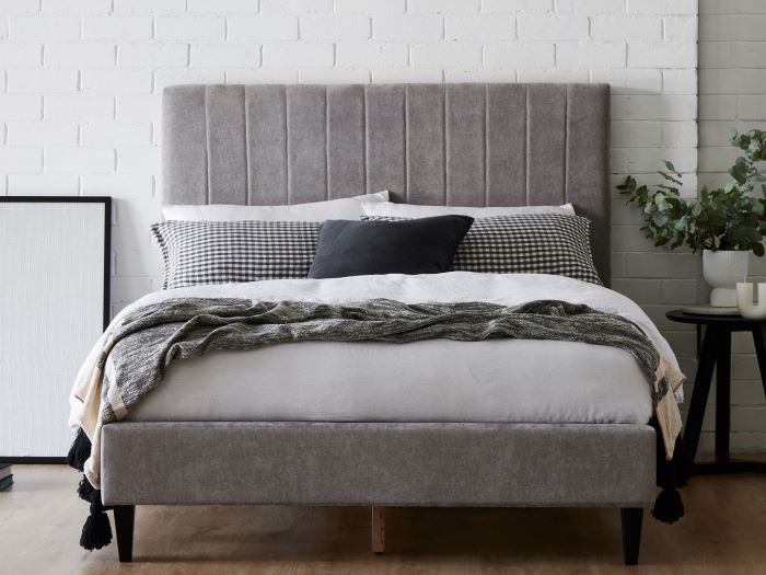Double bed base with headboard hotsell
