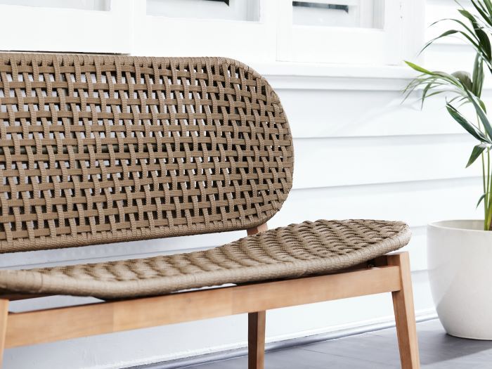 Acacia outdoor bench outlet