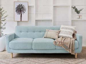 Bella Three Seater Sofa | Couch | Aquamarine