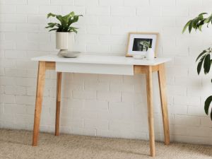 Byron Console Table | 1 Drawer | Natural Hardwood