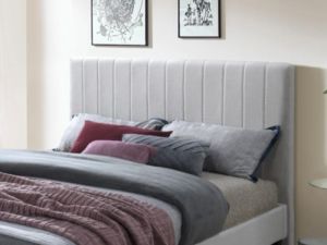 Cannes Double Upholstered Headboard | Beige
