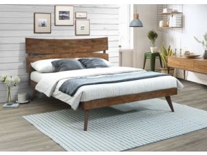 Cruz 3PCE Double Bedroom Suite | Rustic Walnut Hardwood Frame