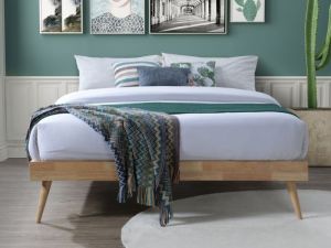 Franki Double Hardwood Bed Base | Natural