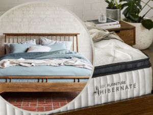 Hibernate Bedroom Buddy Package | Rome Queen Bed + Mattress Bundle 