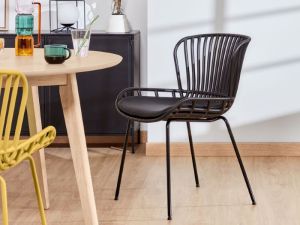 Ibiza Outdoor Dining Chair | Black
